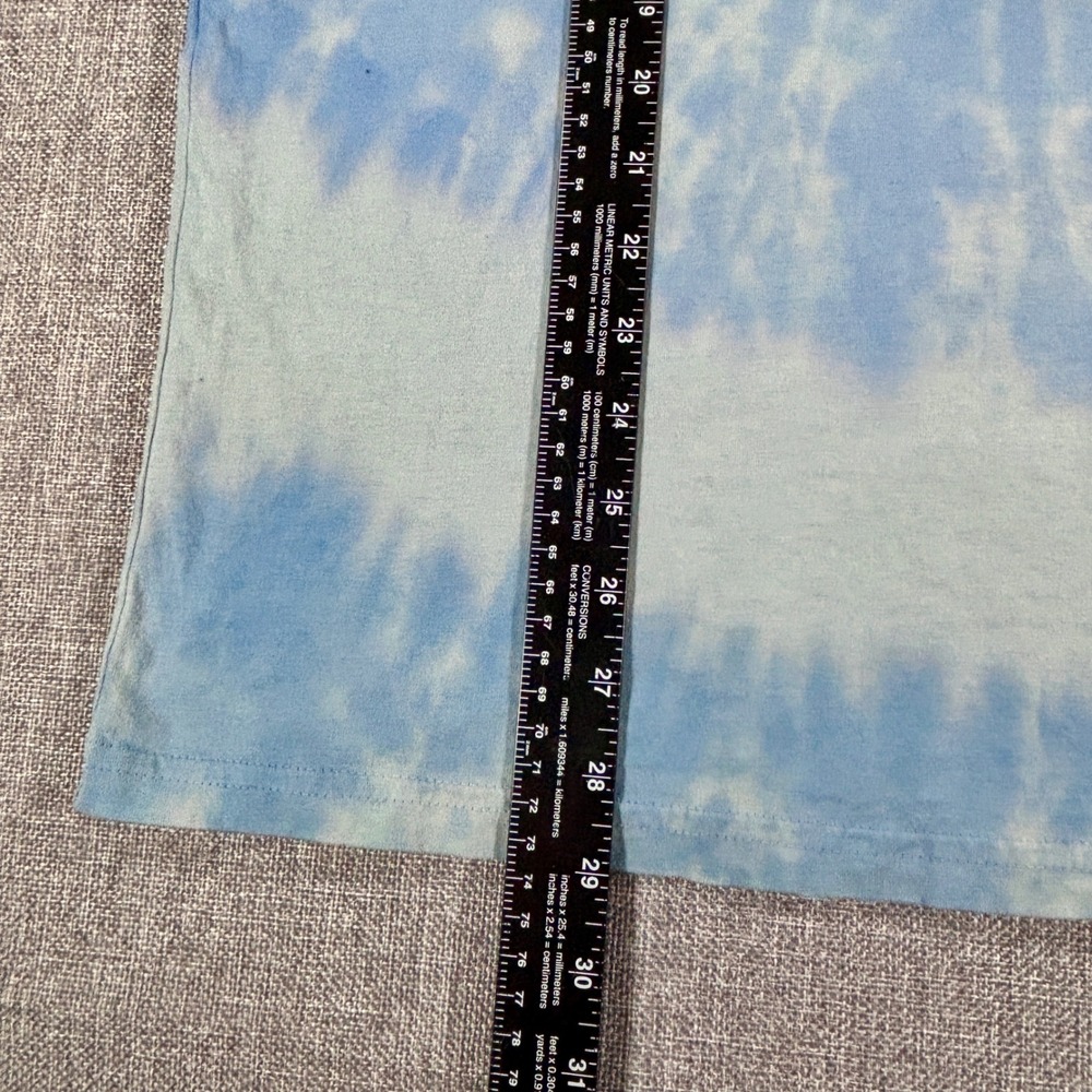 The Beatles Mens Good Day Sunshine Tie Dye T-Shirt XL Blue Cotton Band Tee - Picture 7 of 10